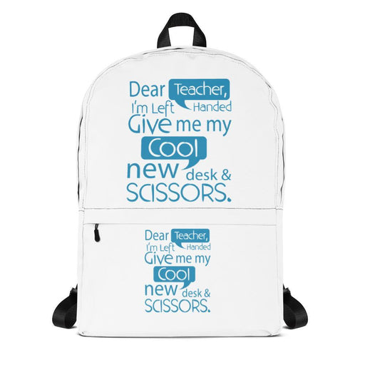 Dear Teacher, I'm Left Handed Kids/Youth Backpack