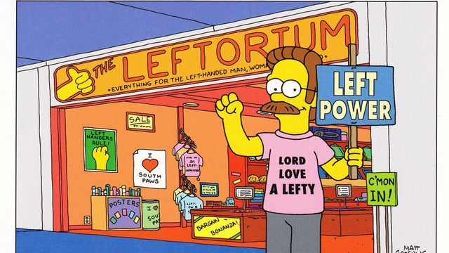 The History of The Leftorium | Ned Flanders' Shop