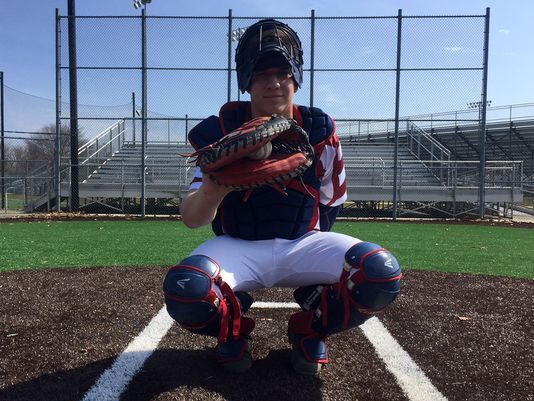 Believe it or not: Eastern junior Dylan Stezzi is a lefty catcher