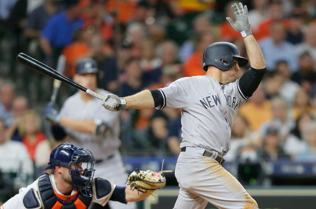 Brett Gardner hasn't been playing much vs. lefties