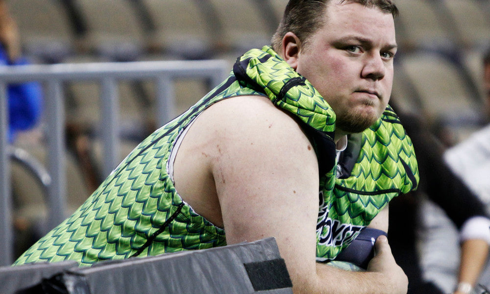 Formerly 500-pound Jared 'Hefty Lefty' Lorenzen lost 100 pounds in a year