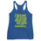I Became Left Handed Because Being Right Handed Is Too Mainstream Women's Racerback Tank