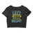 I May Be Left Handed But I Am Always Right Women’s Crop Tee