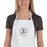 If You're Not Left Handed Something Isn't Right Embroidered Apron | White