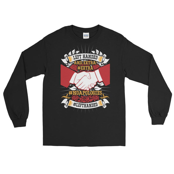 Left Handed And Extra! Unisex Long Sleeve T-Shirt