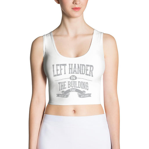 Left Hander In The Building Sexy Fitted Crop Top