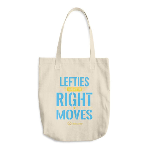 Lefties Have All The Right Moves Cotton Tote Bag