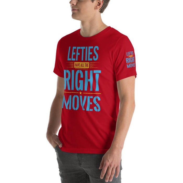 Lefties Have All The Right Moves Short-Sleeve Unisex T-Shirt | Branded Left Sleeve