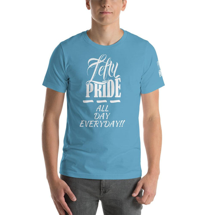 Lefty Pride All Day Everyday Short-Sleeve Unisex T-Shirt | Branded Left Sleeve