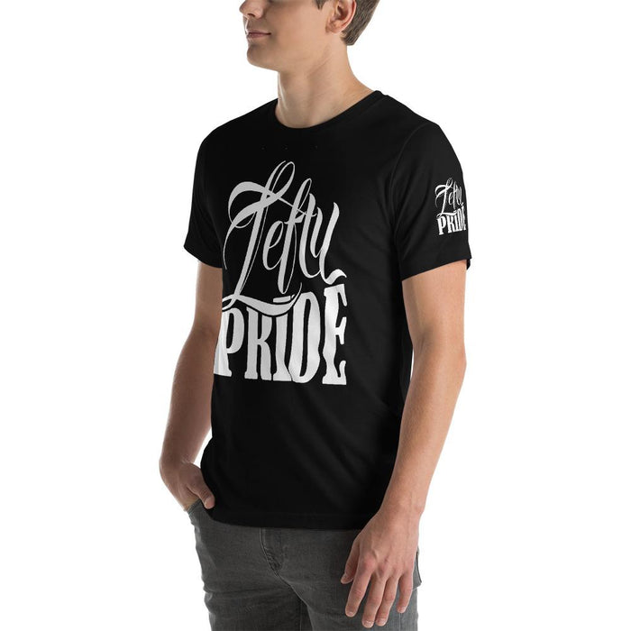 Lefty Pride Unisex T-Shirt | Left Sleeve Branded