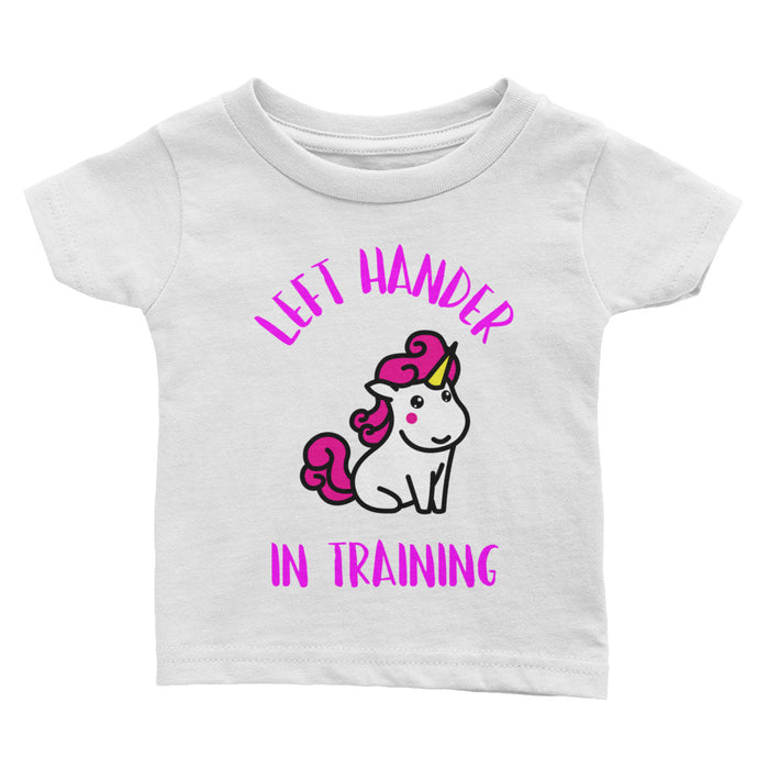 Left Hander In Training Infant Girl's Tee