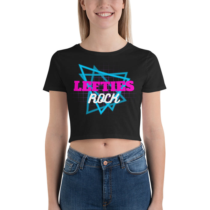 Lefties Rock Women’s Crop Tee