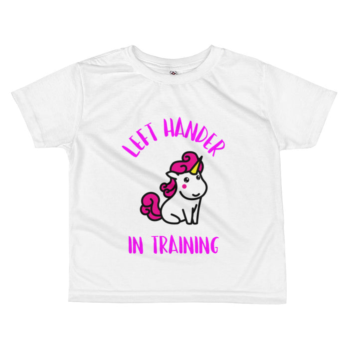 Left Hander in Training Toddler Girl's T-shirt