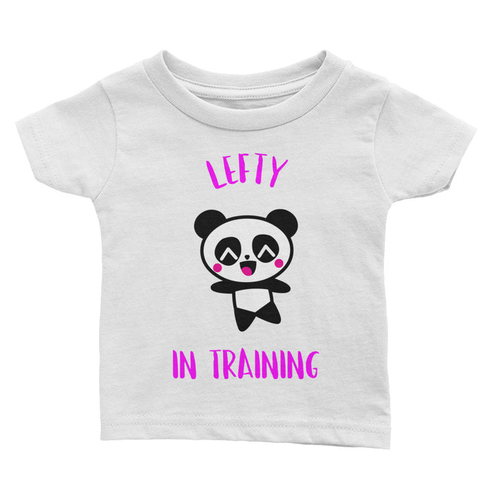 Lefty In Training Infant Girl's Tee
