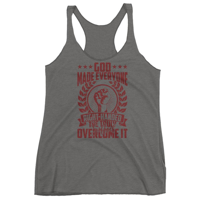 The Truly Gifted Overcome It Women's Racerback Tank