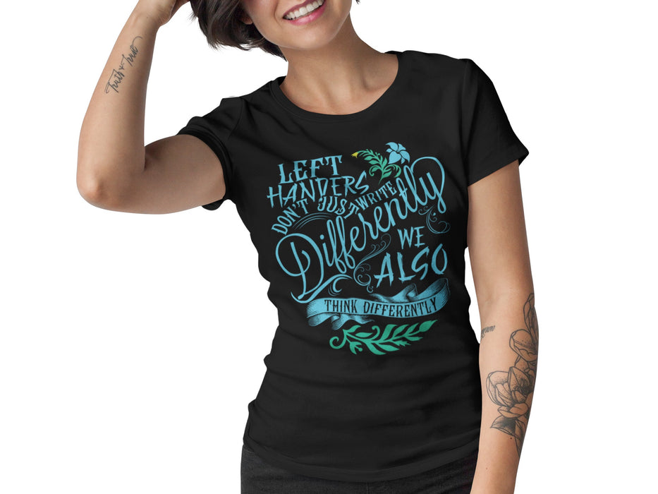 Left Handers Think Differently Short-Sleeve Unisex T-Shirt